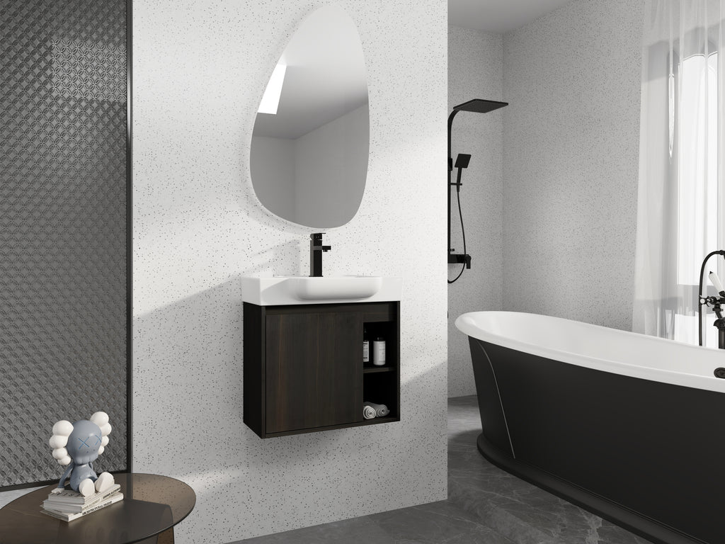 24'' Wall-Mounted Bathroom Vanity