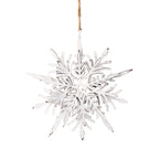Iron Snowflake Hanger - Set of 6 Decorative Ornaments