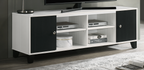 Crisp White TV Stand