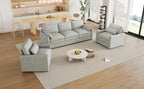 Cozy Upholstered Sofa Set - Oversized Comfortable Design