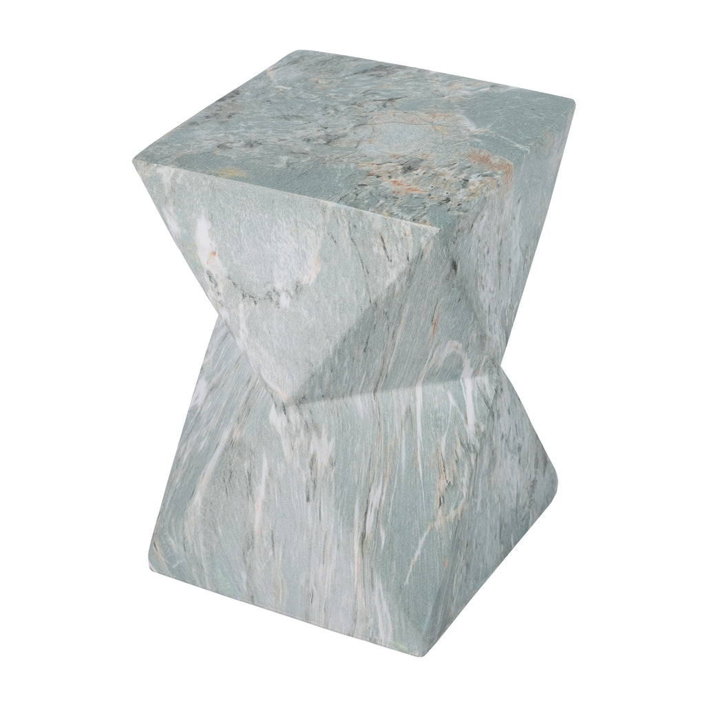 18.5"H Modern Geometric MGO Side Table