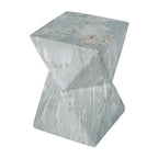 18.5"H Modern Geometric MGO Side Table