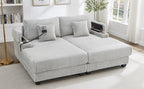 Modern Chaise Sofa 75.5" Chaise Lounge
