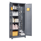 Gray And Heavy Duty Storage Cabinet