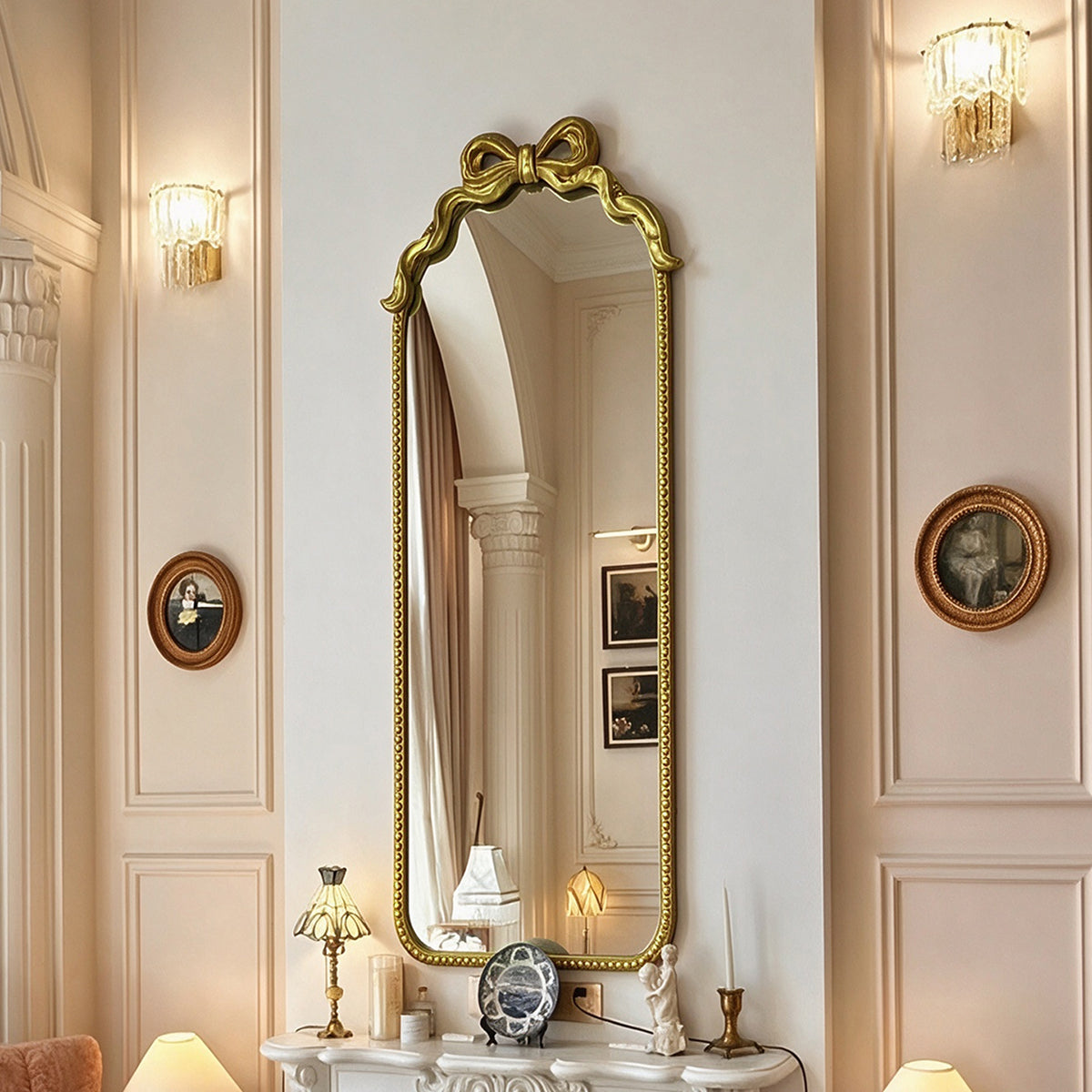 Gold Ornate Full-Length Mirror (61.8")