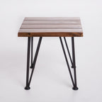 Zion Industrial Wood And Metal Coffee Table Set