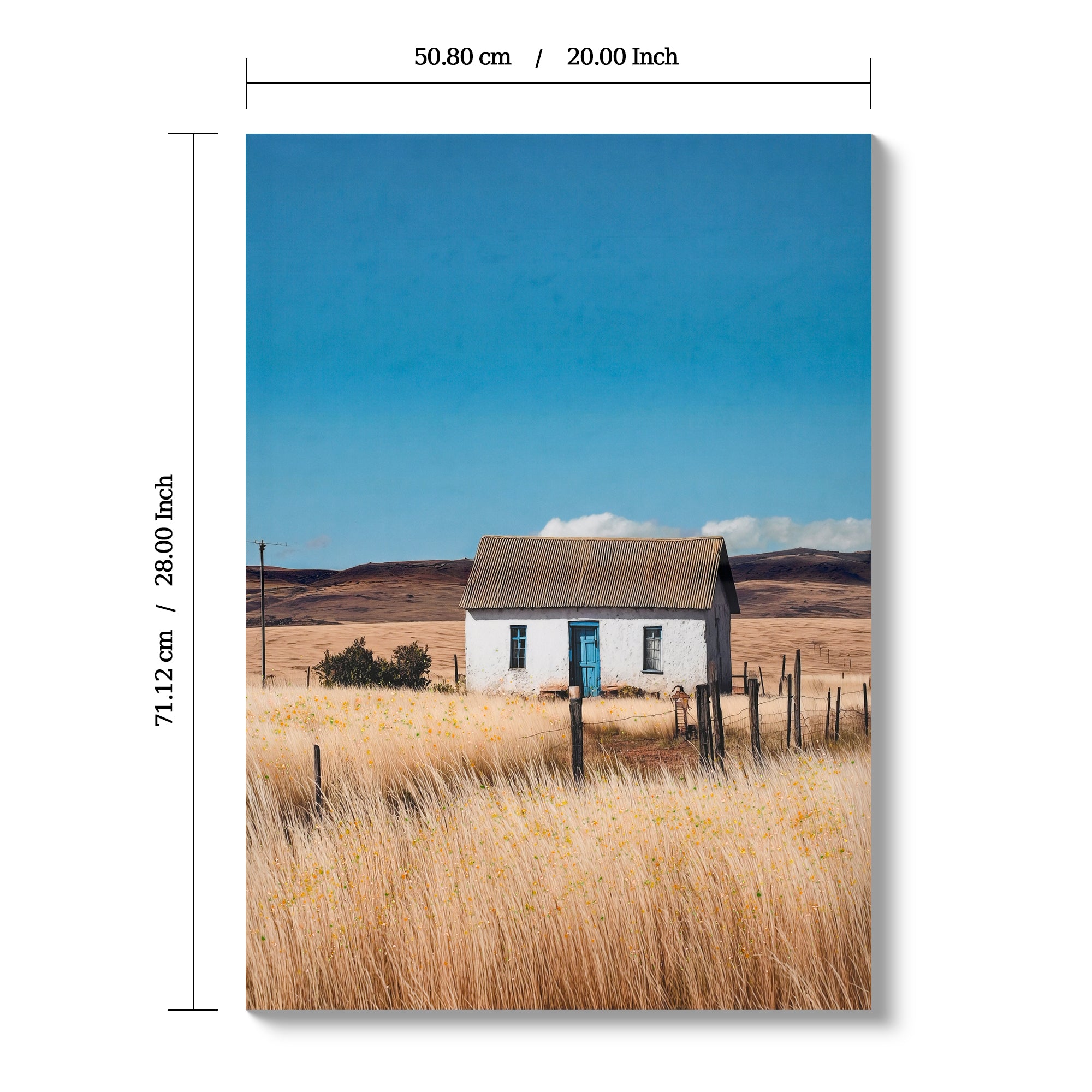 Farmhouse Canvas Wall Art: Framed