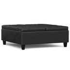 Harrison 40 Inch Wide Large Square Coffee Table Storage Ottoman