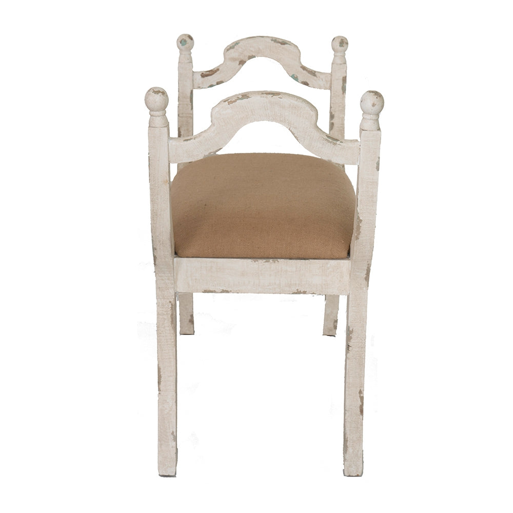 Harlow Bench - Farmhouse/French Country Style Vanity Chair