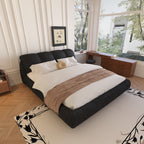 Queen Size Luxury Upholstered Platform Bed