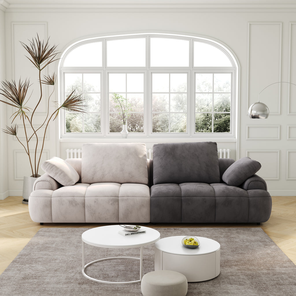 86.6" Large Two Seat Sofa - Modern Upholstered