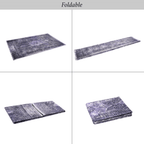 Maval Anthracite Washable Rug 9x12 Area Rug