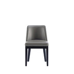 Gansevoort Wood Vegan Leather Dining Chair Set of 2