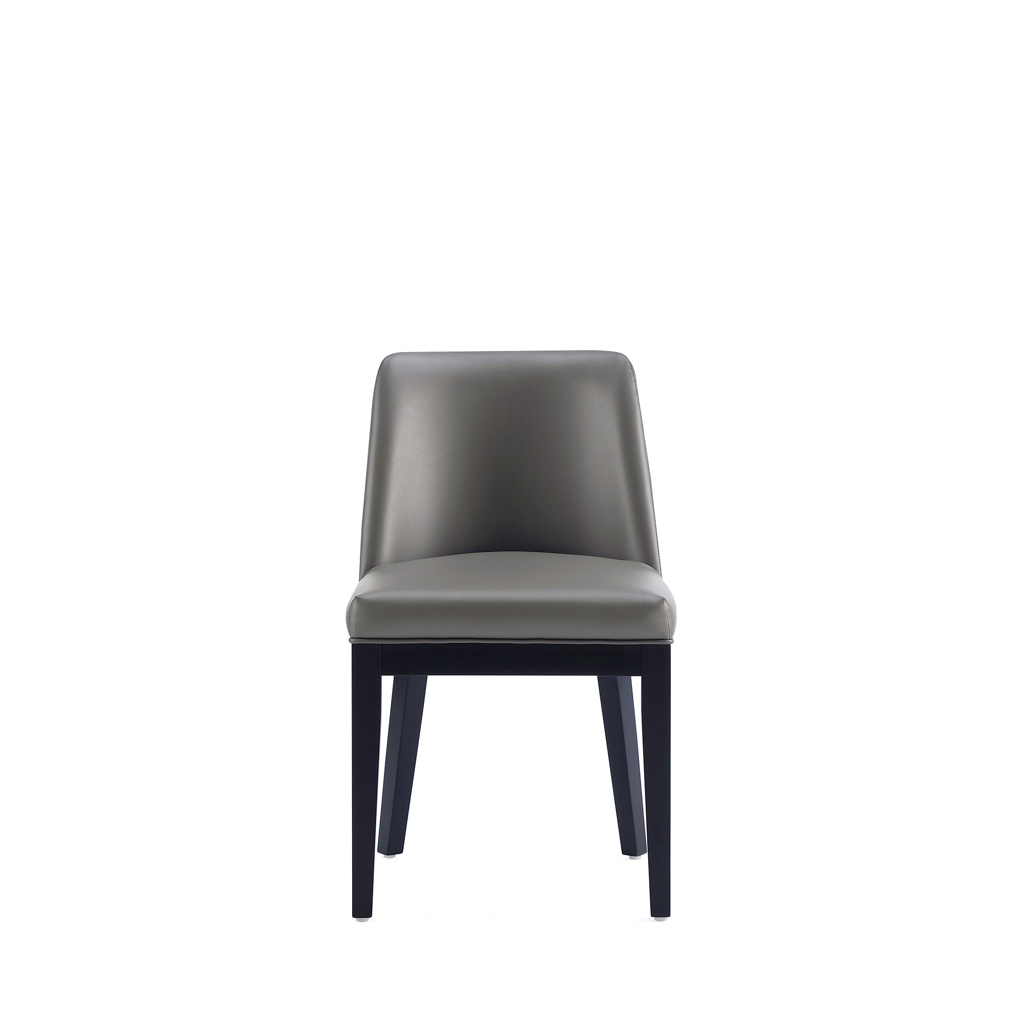 Gansevoort Wood Vegan Leather Dining Chair Set of 2
