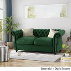 Chesterfield Style Loveseat Sofa