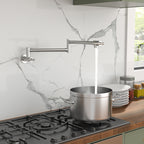 Brushed Nickel Pot Filler Faucet