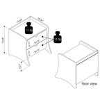 Coney 20" Nightstand