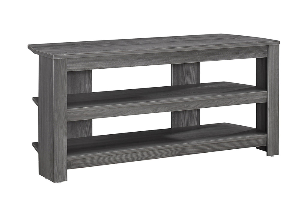 42 Inch TV Stand with Storage Shelves
