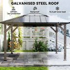 Spacious Outdoor Hardtop Gazebo