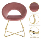 Modern Accent Velvet Chairs Set of 2