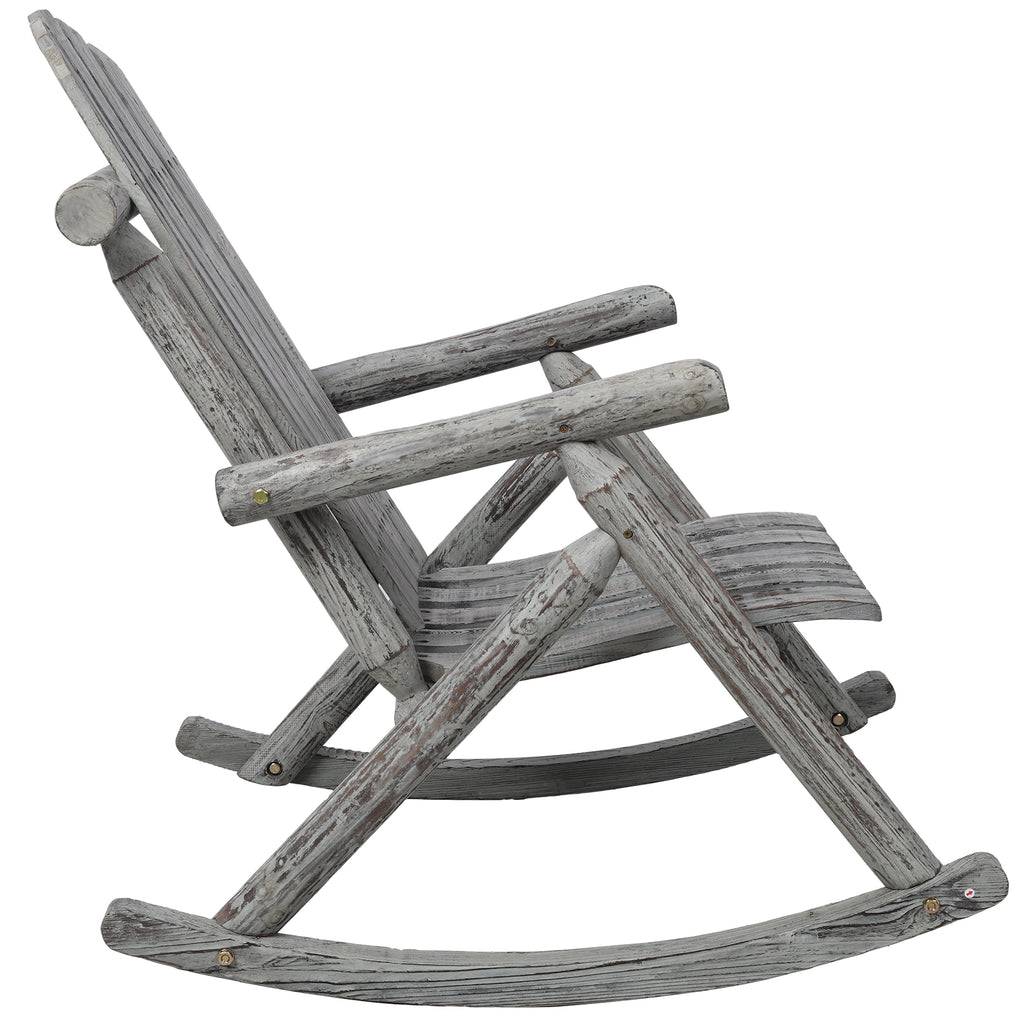 Wooden Porch Rocker Chair