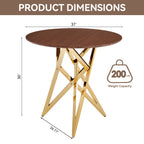 37-Inch Round Dining Table