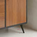Modern Free-Standing Bathroom Vanity with Ceramic Sink & Sintered Stone Top