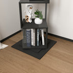 360° Rotating Bookshelf with Acrylic Plate