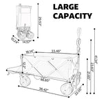 Foldable Wagon with Extended Tailgate