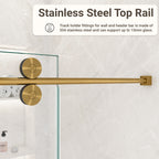 Frameless Single Sliding Shower Door