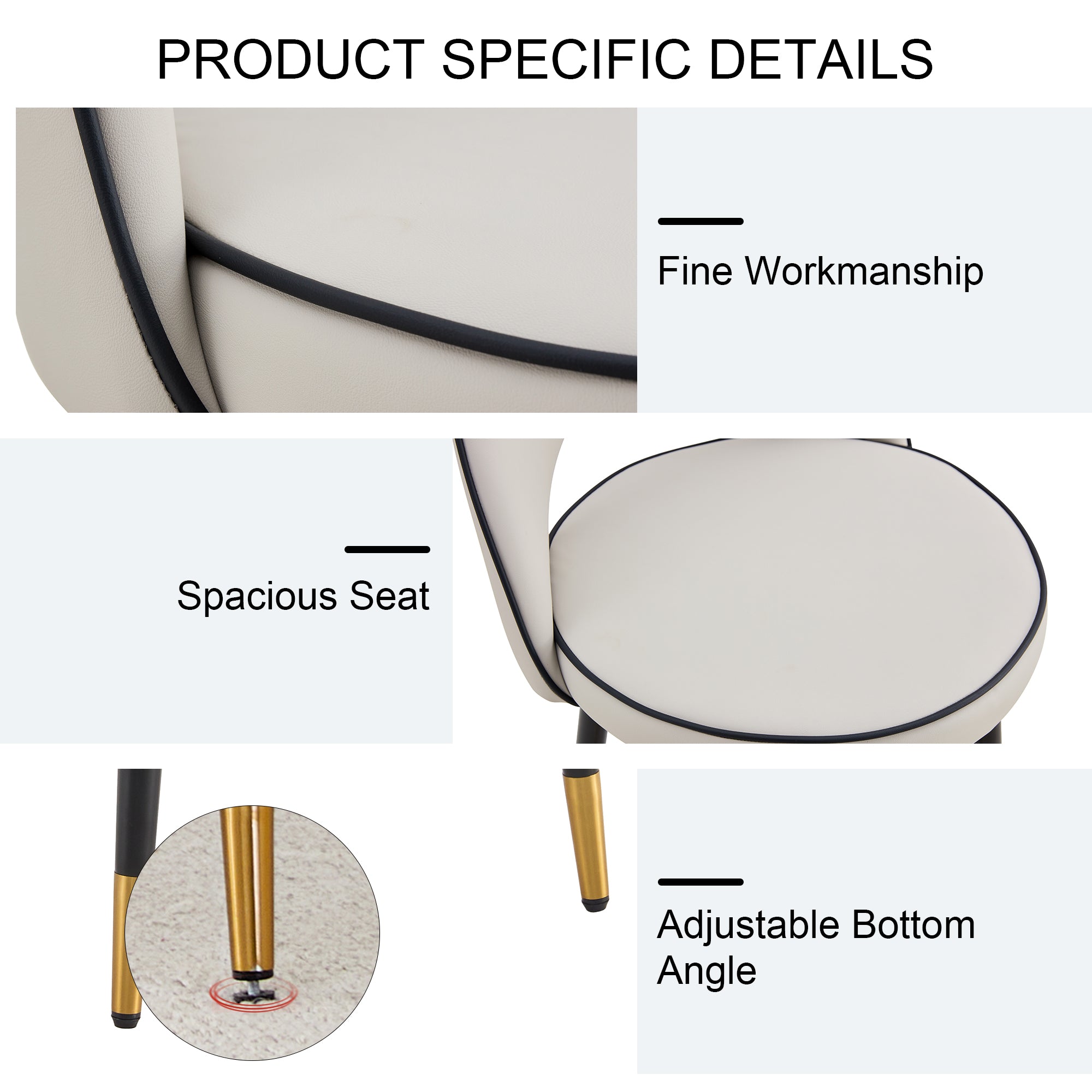 360° Rotatable Bar Chair Set of 2