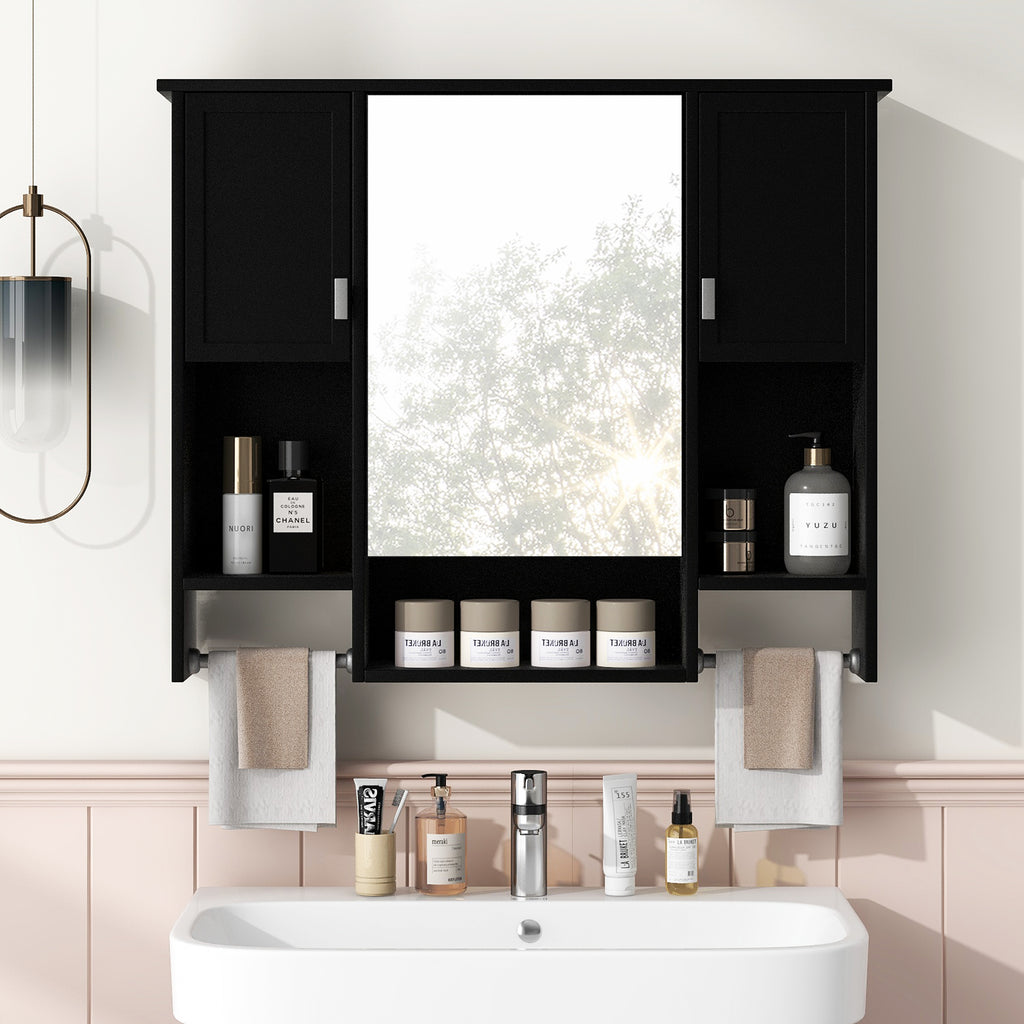 35'' x 28'' Modern Wall Mounted Bathroom Storage Cabinet