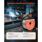 Flux Core MIG Welding Wire, E71T-GS 0.035-inch, 2 LBS