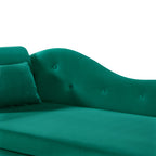 Aijia 60" Velvet Multifunctional Storage Chaise Lounge