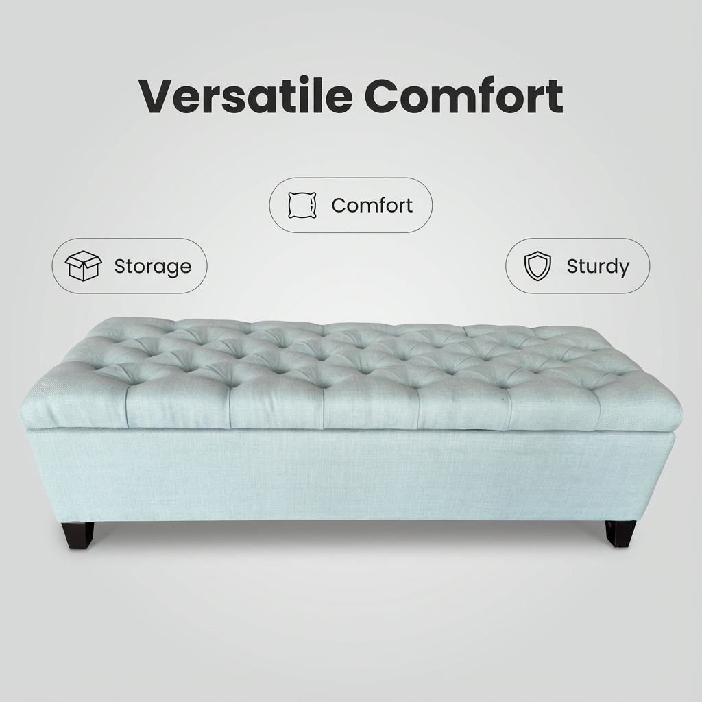 50.25" Storage Ottoman Bench - Baby