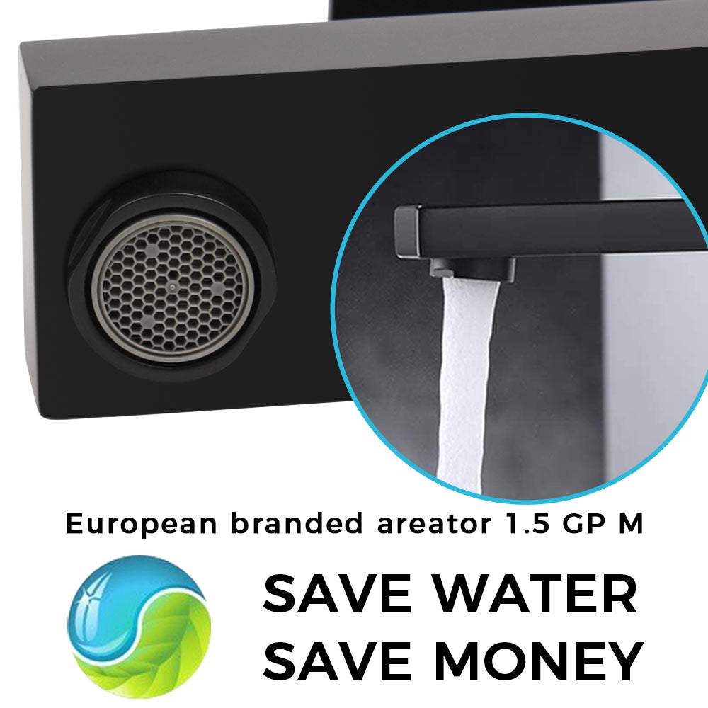 Single Handle Bathroom Faucet, Matte Black
