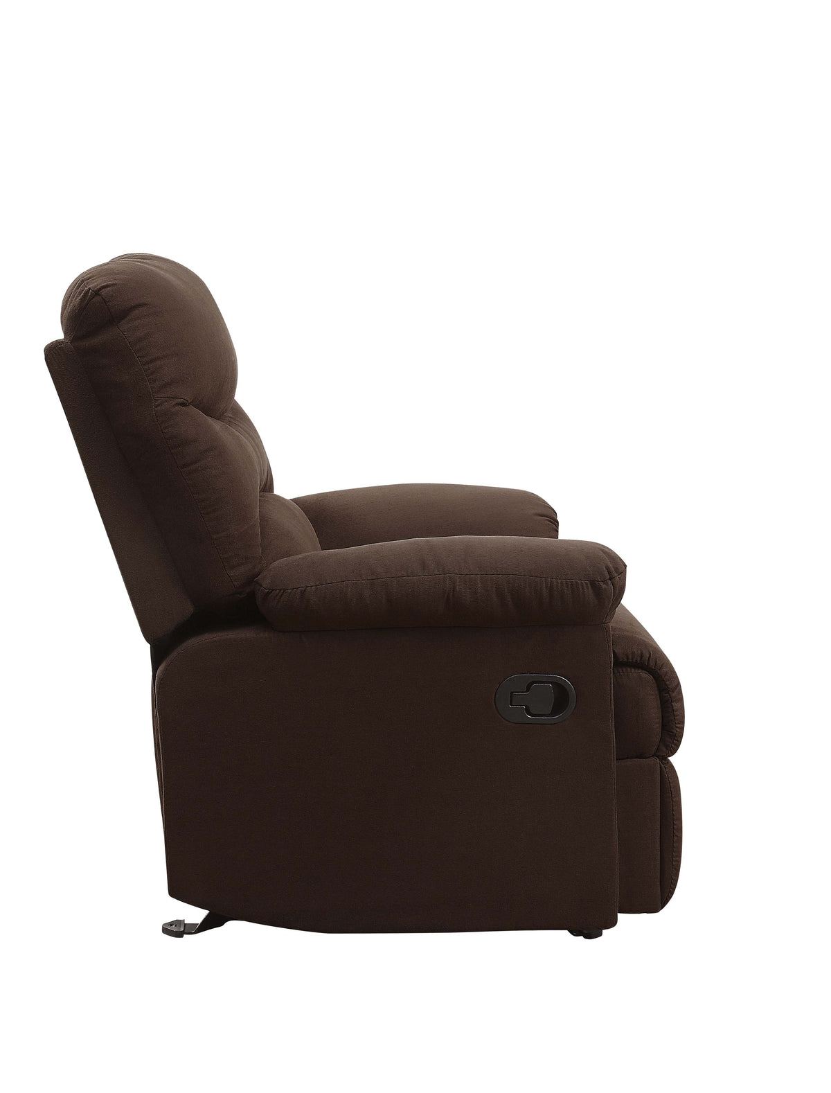 Arcadia Chocolate Microfiber Motion Glider Recliner