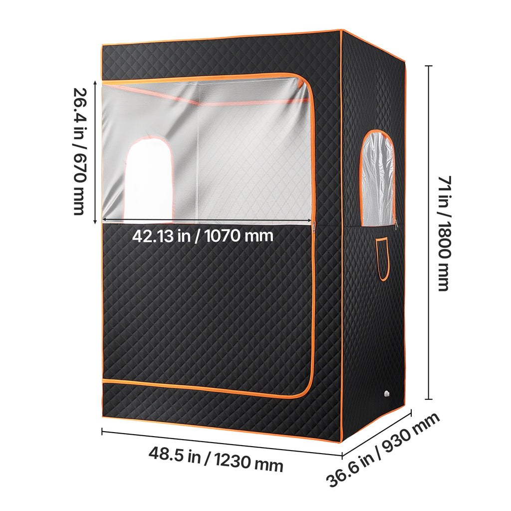 Upgraded Portable Steam Sauna for Home, 2 Person Full Body Home Spa Tent