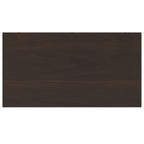 Warm Shaker 72 Inch Tall Solid Wood 5 Shelf Bookcase in Brunette