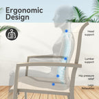 VRSHWO Garden Patio Chairs Set of 2