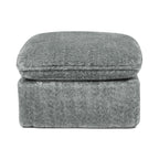 107'' Modern Boucle L-shaped Sectional Sofa with Moveable Ottoman