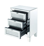 Noralie Mirrored & Faux Diamonds Accent Table