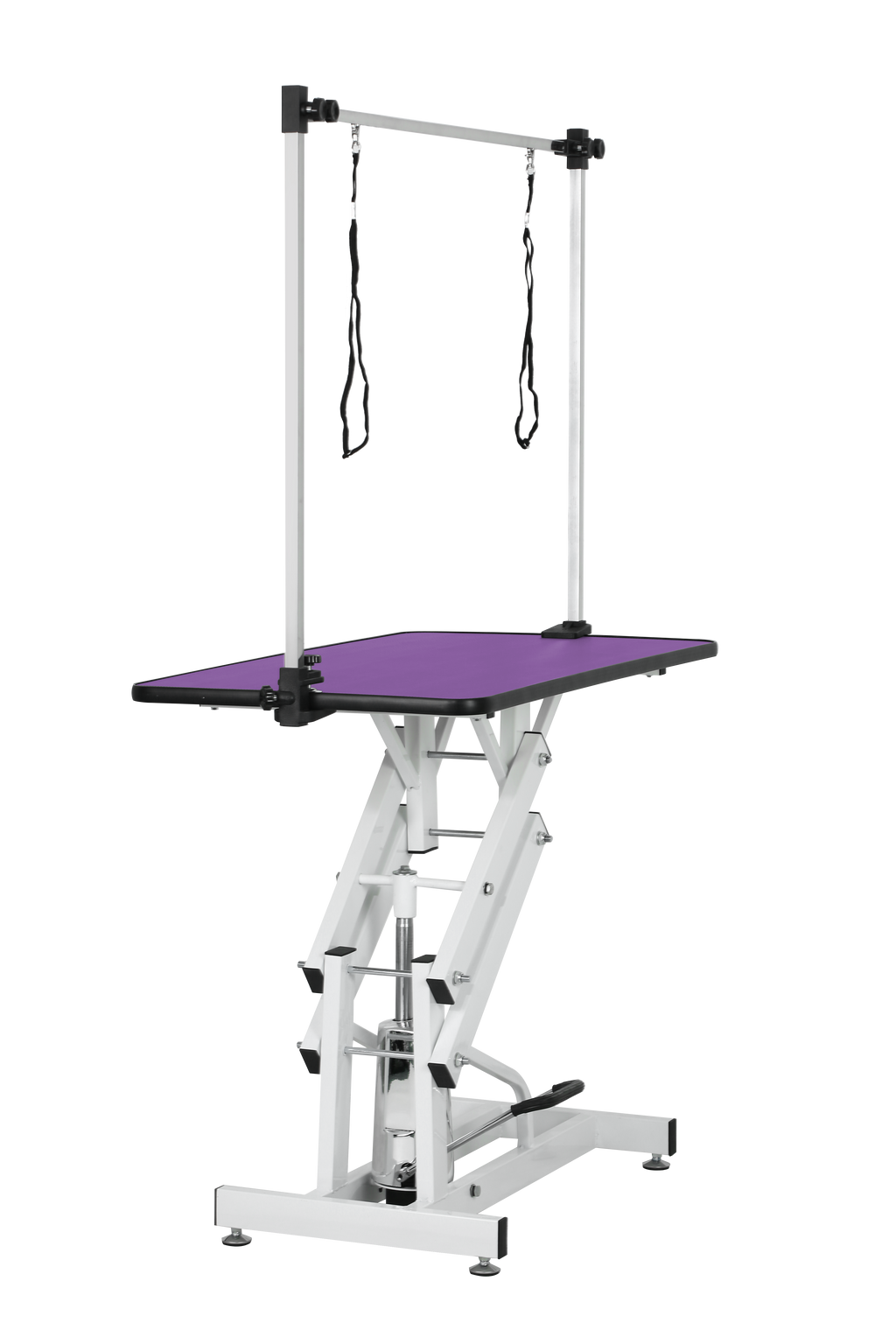 42.5-Inch Hydraulic Pet Grooming Table With "H" Arm