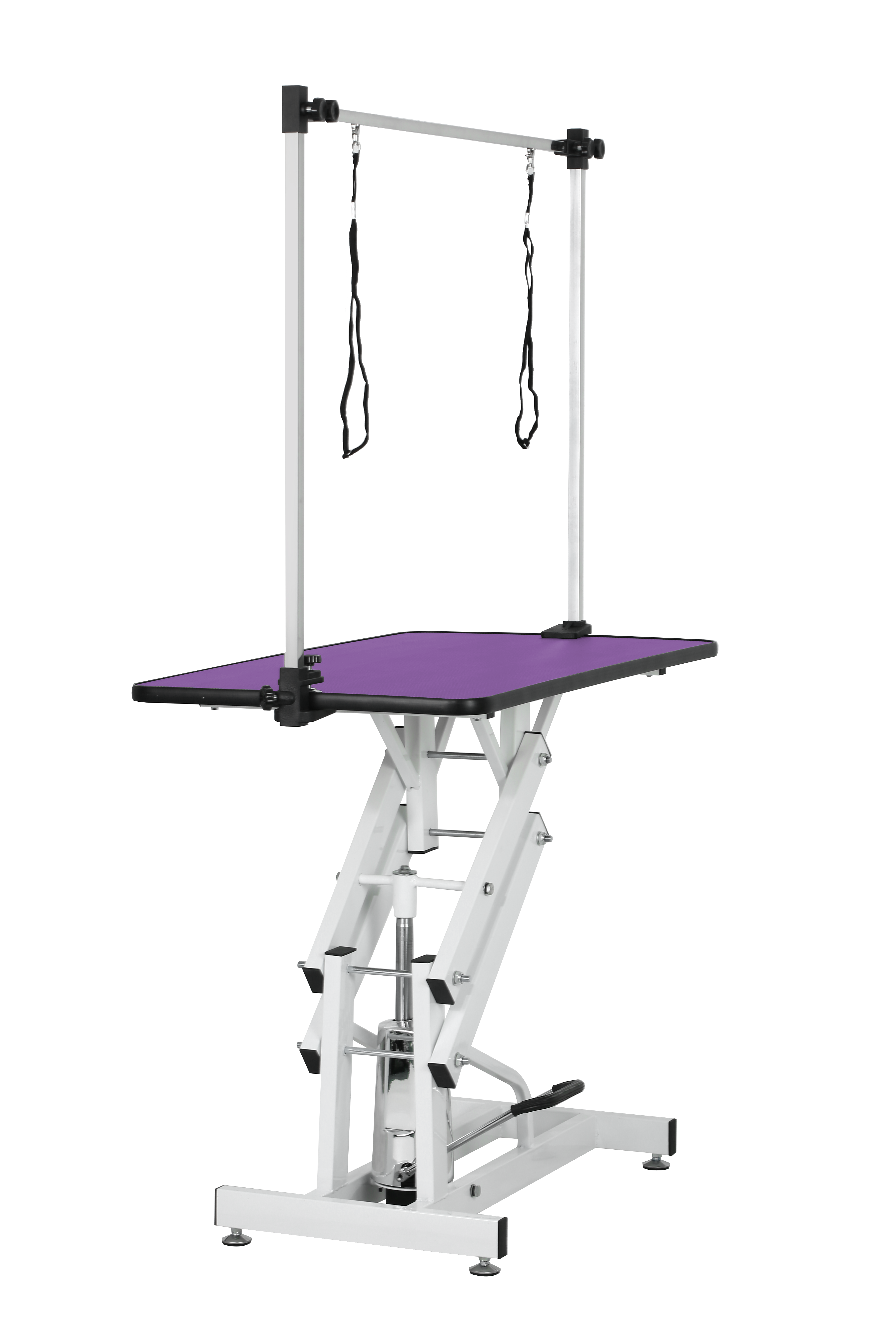 42.5-Inch Hydraulic Pet Grooming Table With "H" Arm