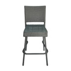 29" Outdoors PE Rattan Armless Barstools, Set of 2