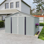 10x12 FT Outdoor Metal Storage Shed