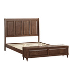Queen Bed Frame with Tall Headboard and Storage Bench