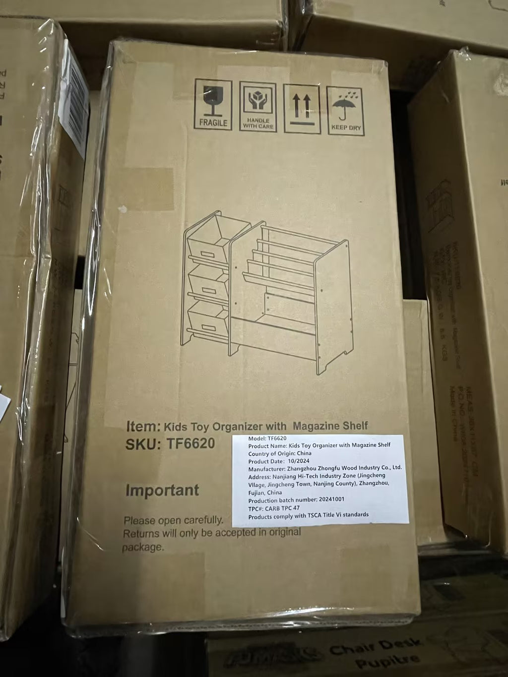 Kids Bookshelf and Toy Storage Organizer