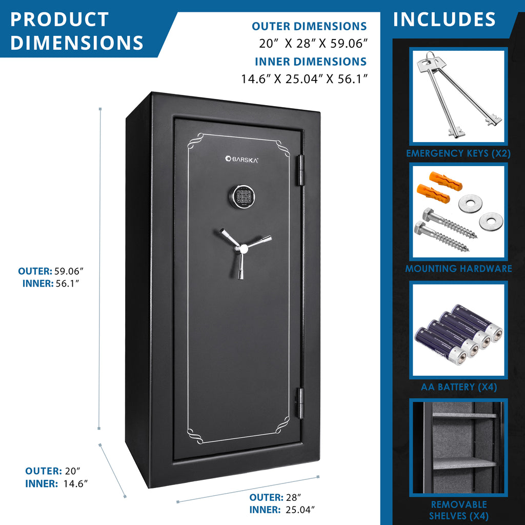 11.87 Cubic Ft Tall Fireproof Safe Vault