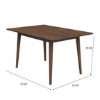 Mary Modern Style Solid Wood Rectangular Dining Kitchen Table